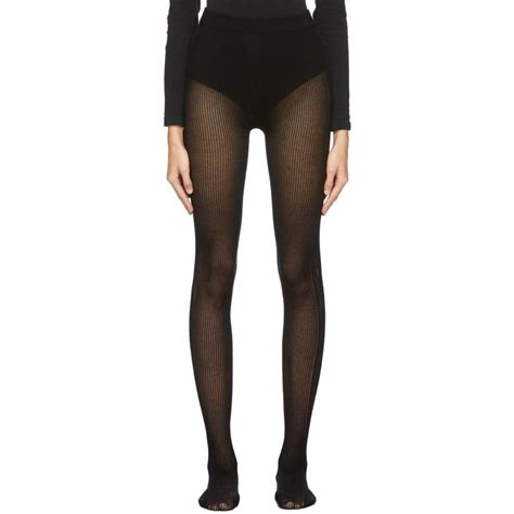 black dress with gucci tights|gucci distressed tights.